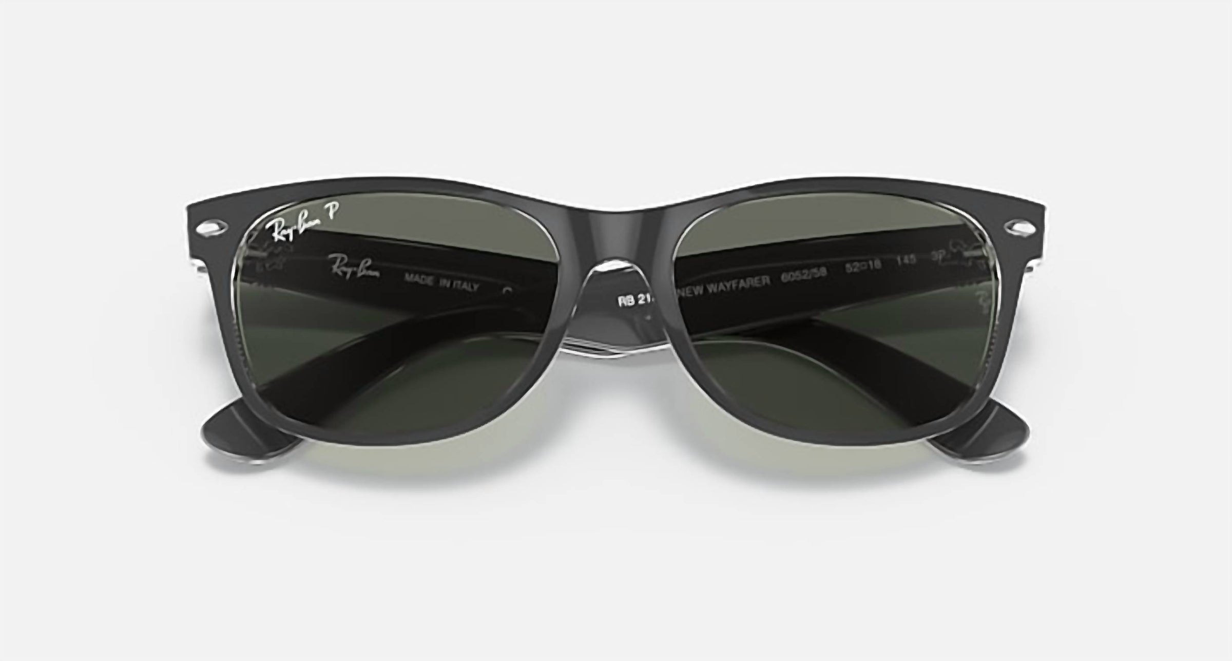 Ray Ban - New Wayfarer Classic Medium Polarized Sunglasses Rb2132 605258