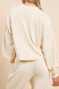 Sadie & Sage - White Noise Sweatshirt