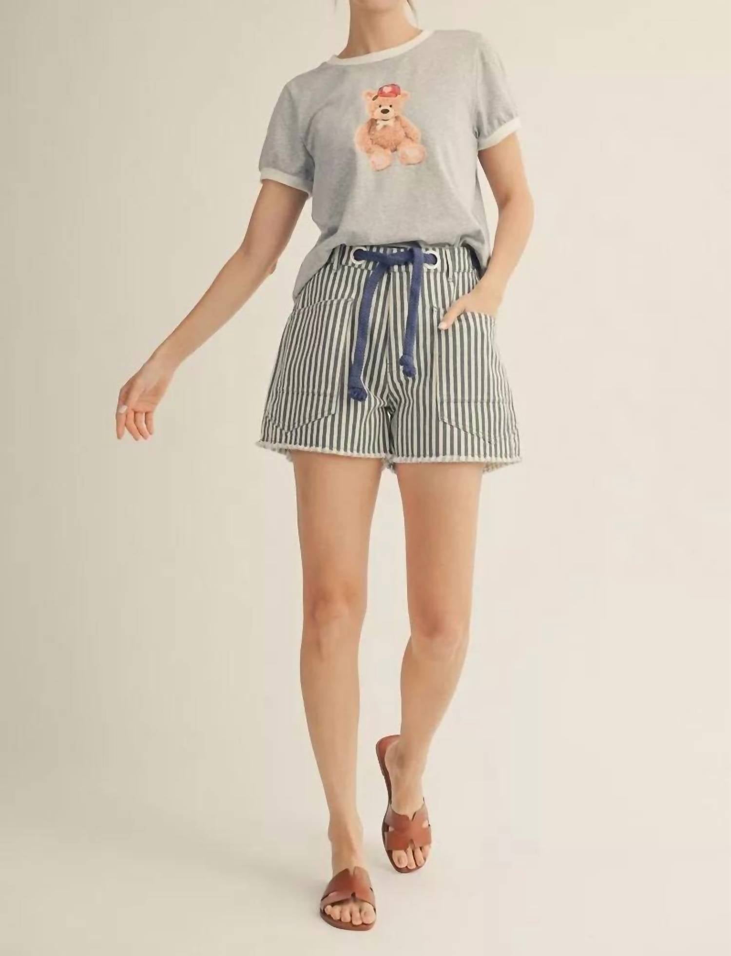 Jodifl Go Time Shorts in denim - women's shorts