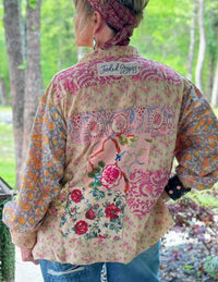 Jaded Gypsy - Floral Gardens Button-up Blouse