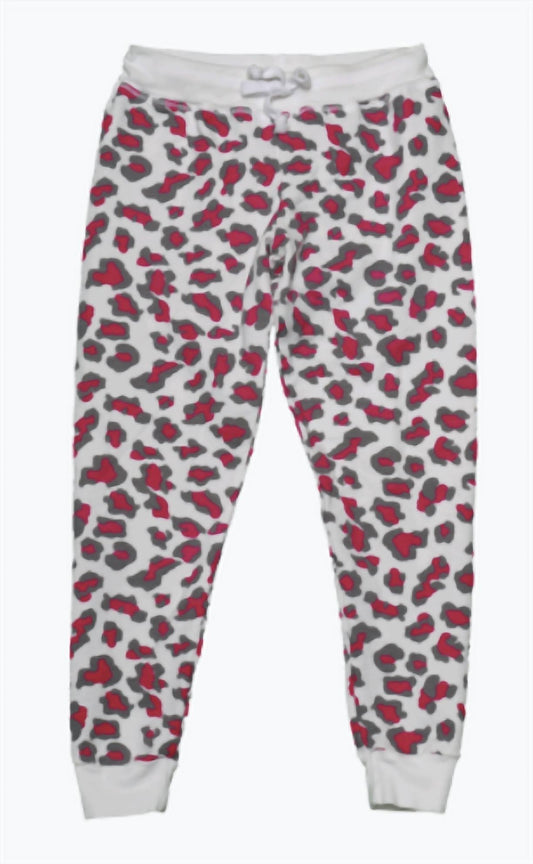 Girl's Leopard Joggers