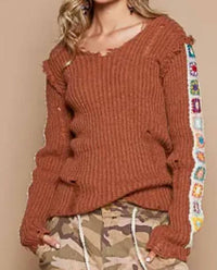 Pol - Patchwork Crochet Sweater