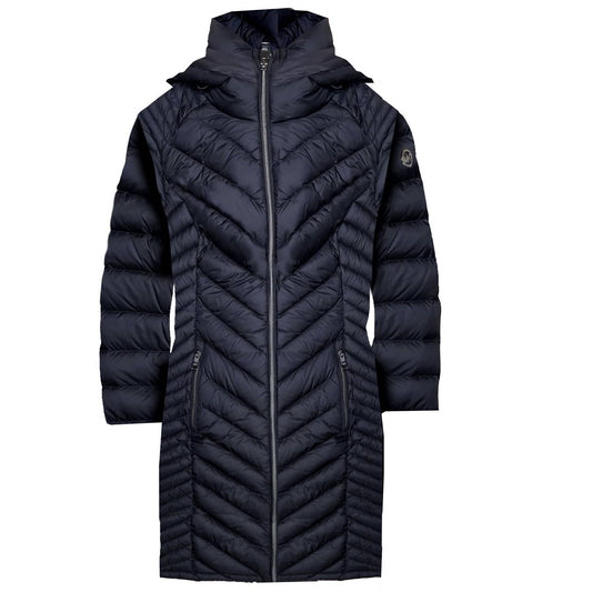 Women's Chevron Double Layer Zipper Packable Coat