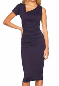Susana Monaco - One Arm Dolman Sleeve Dress