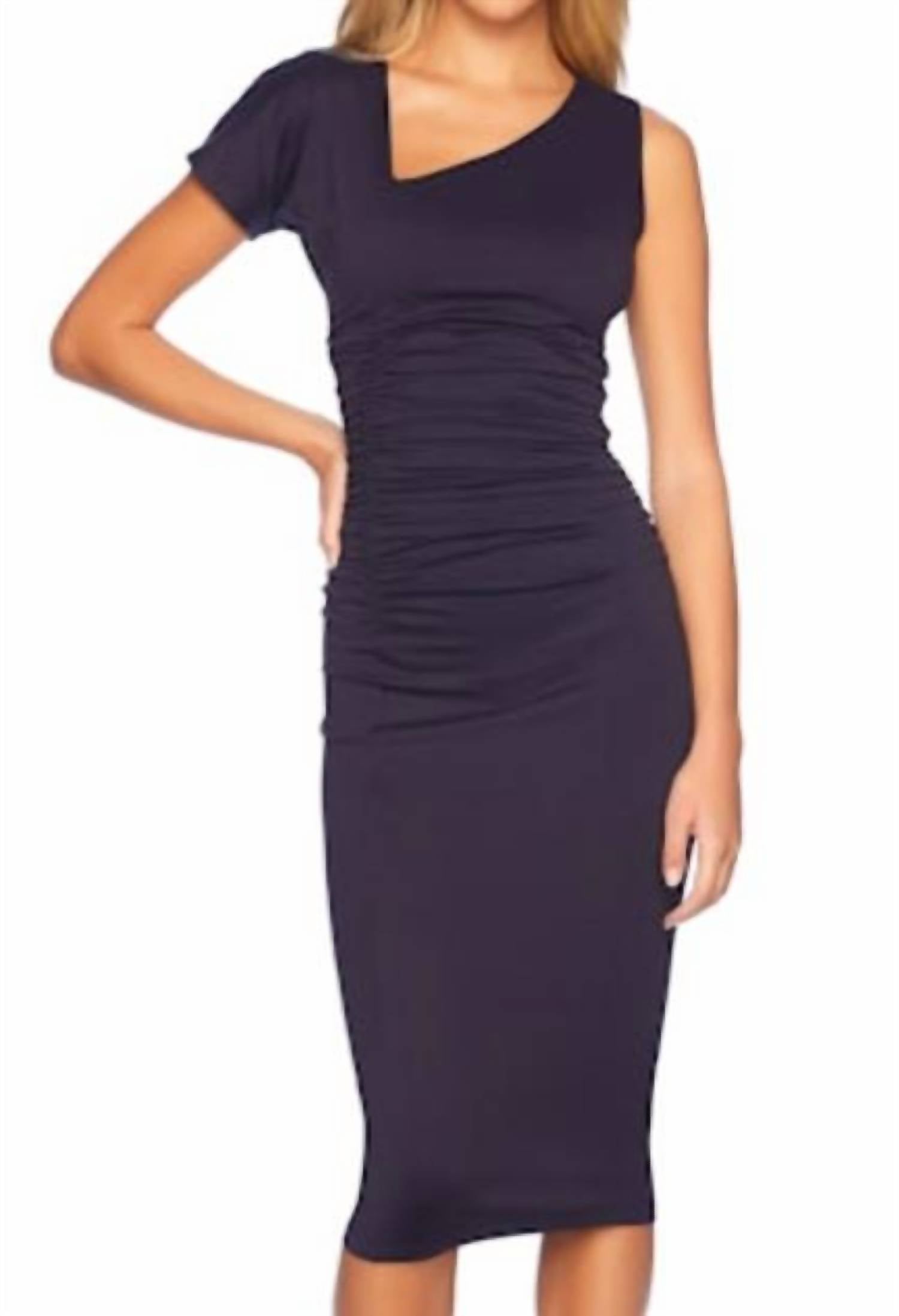 Susana Monaco - One Arm Dolman Sleeve Dress