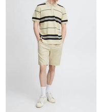 Blend - Knitted Striped Polo Shirt