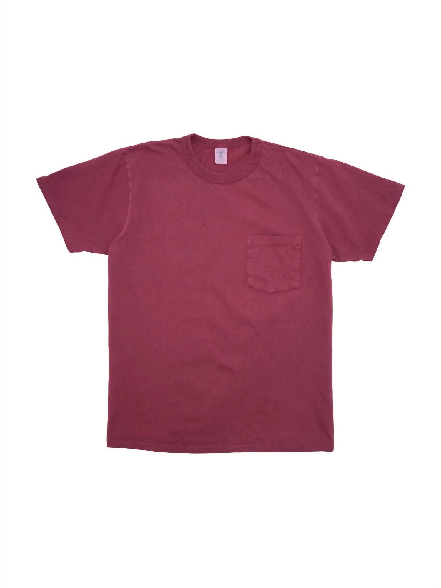 Velva Sheen - Men's Pigment Dyed Crew Pocket Tee