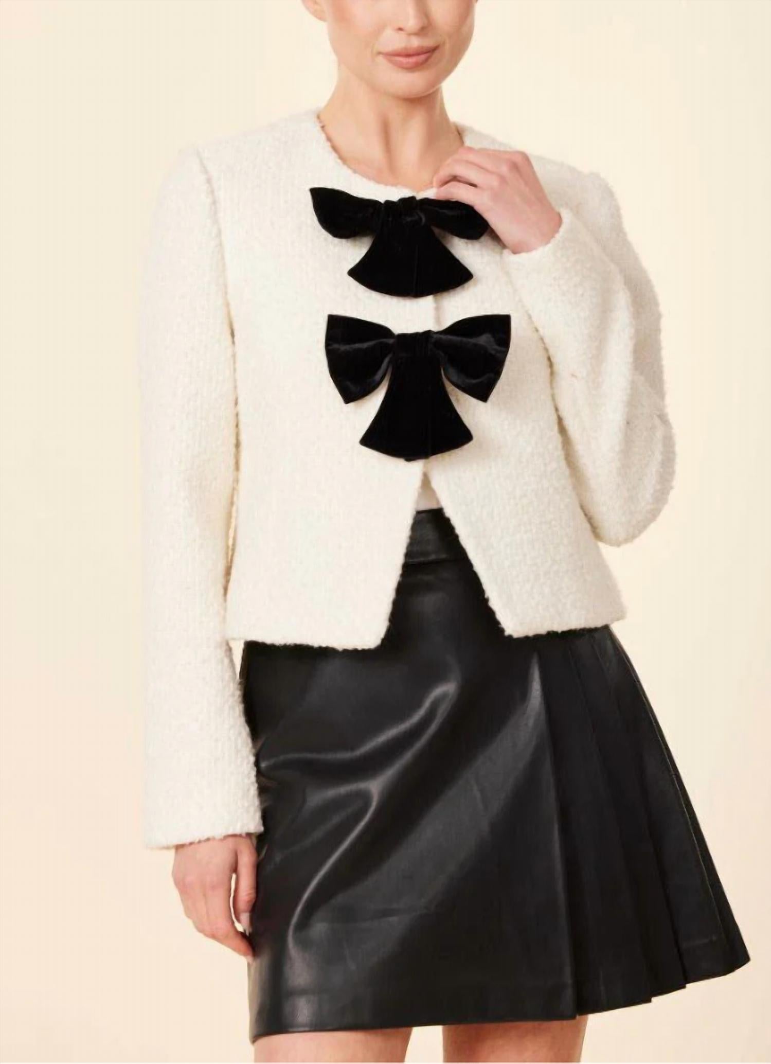 Dolce Cabo - Boucle Bow Jacket