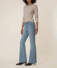 KUT FROM THE KLOTH Ana High Rise Flare Jeans in considered - women's jeans - alternate view