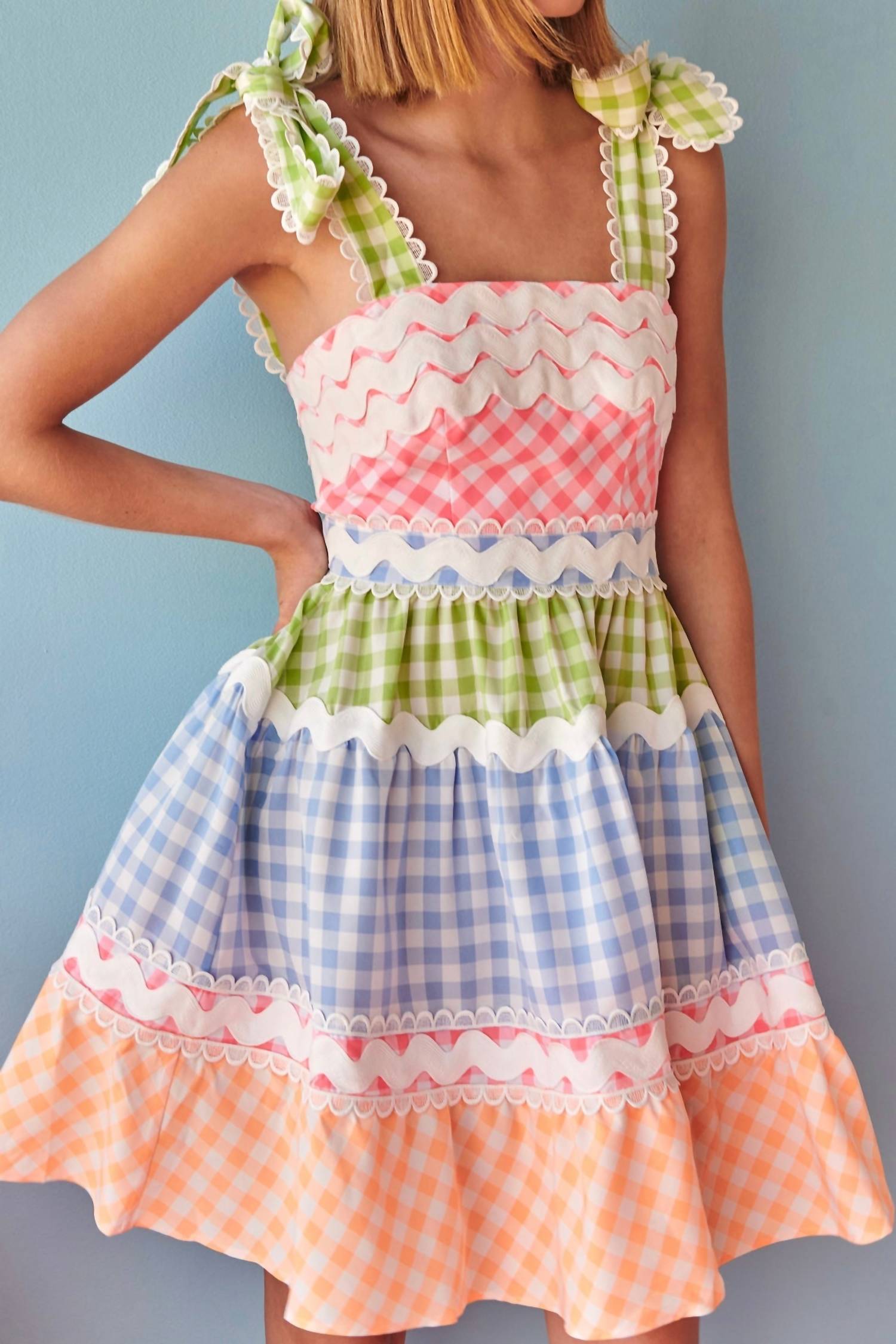 Celia B - Vichy Gingham Dress