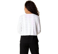 Habitat - Eyelet Blooms Open Front Jacket