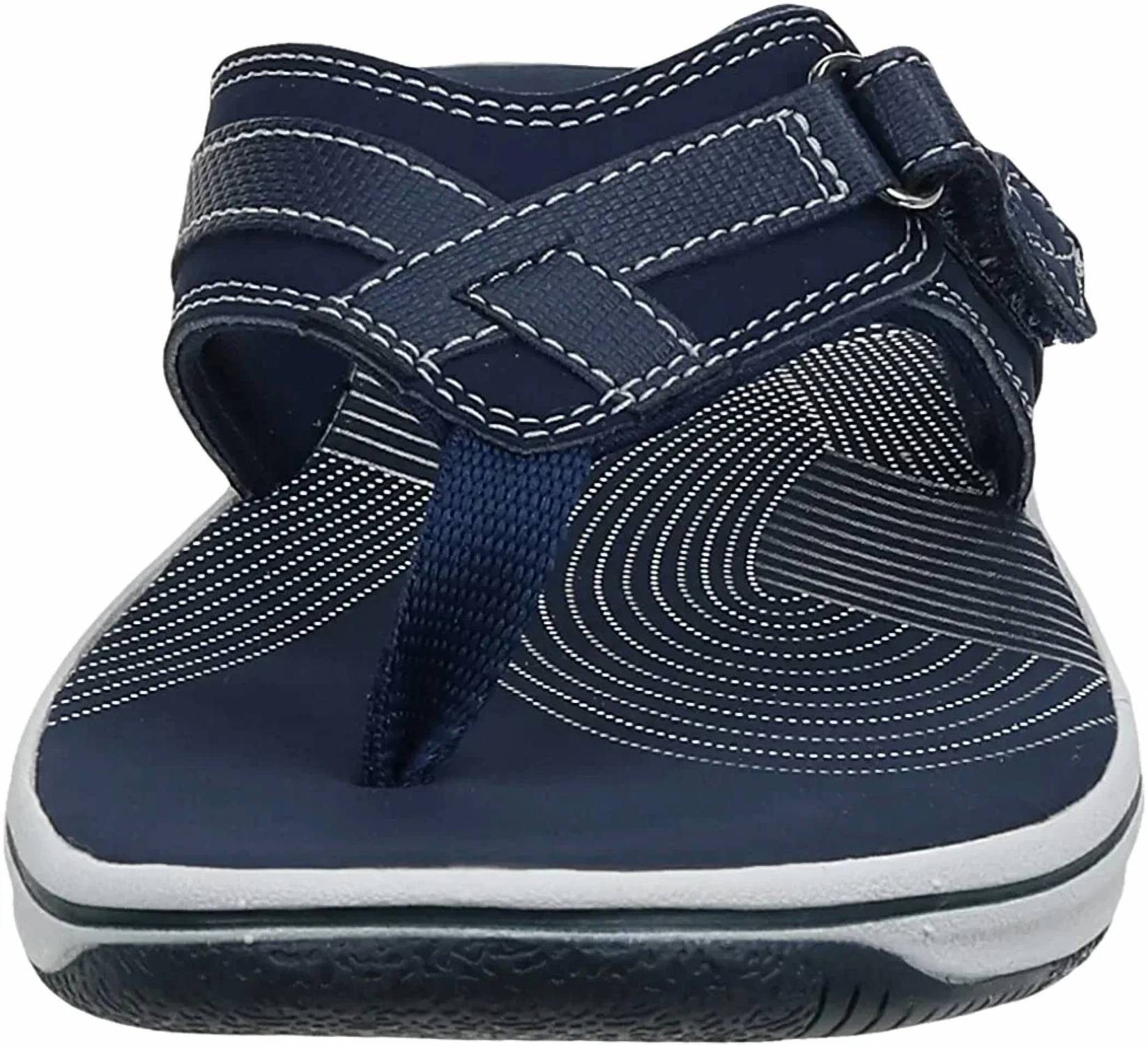 Clarks Women's Breeze Sea Slipper in navy - women's shoe - alternate view