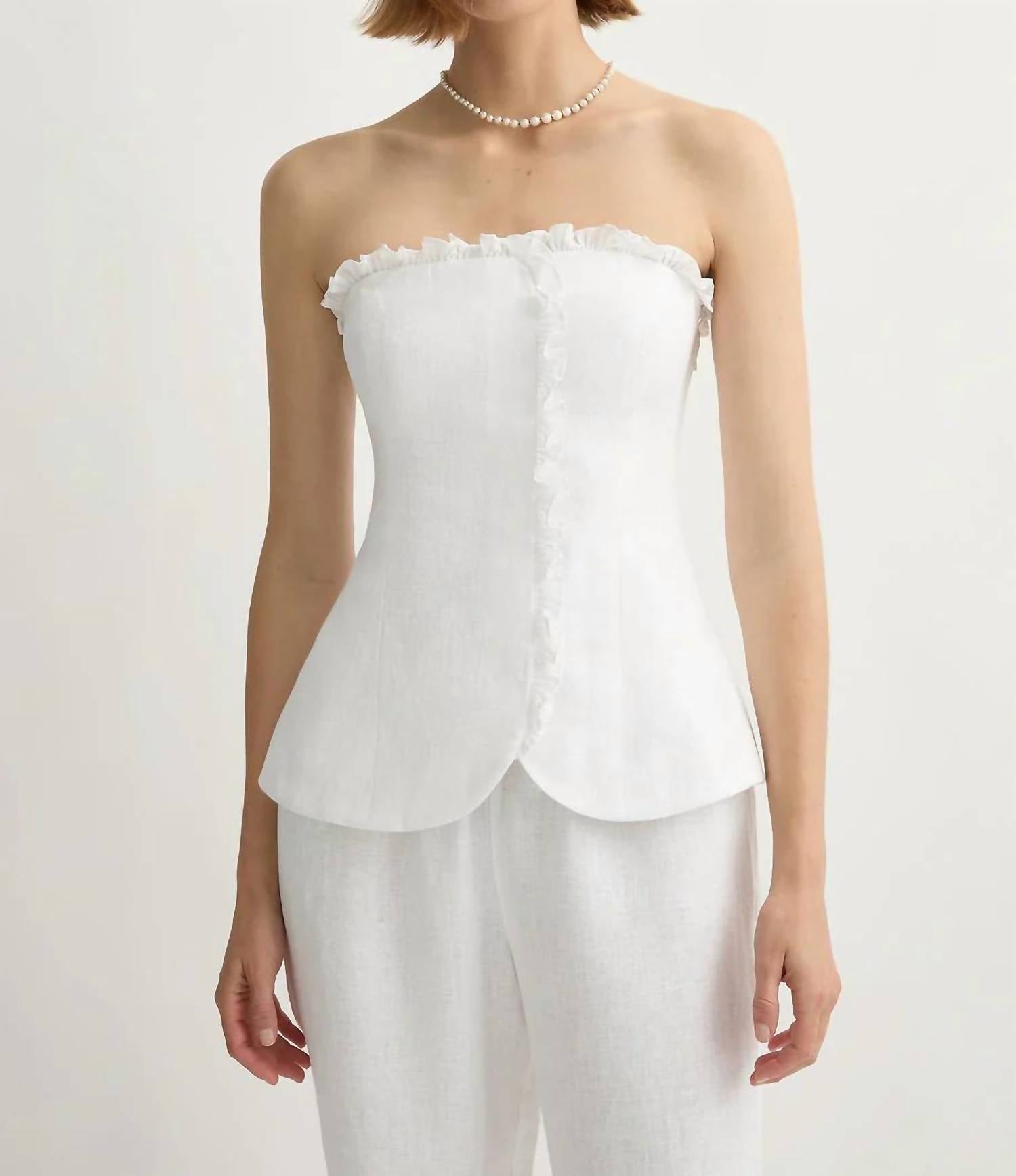 Posse - Florence Strapless Top