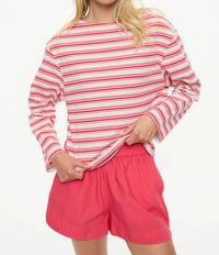 Lmnd - Amara Oversize Long Sleeve Boatneck Top