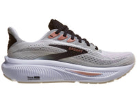 BROOKS Women's Ghost 17 Sneaker in white black rose gold - women's sneaker - alternate view
