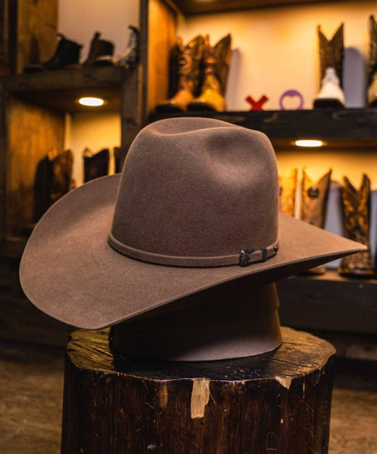 Twister Cowboy Hats - Men's 6x Open Crown Hat