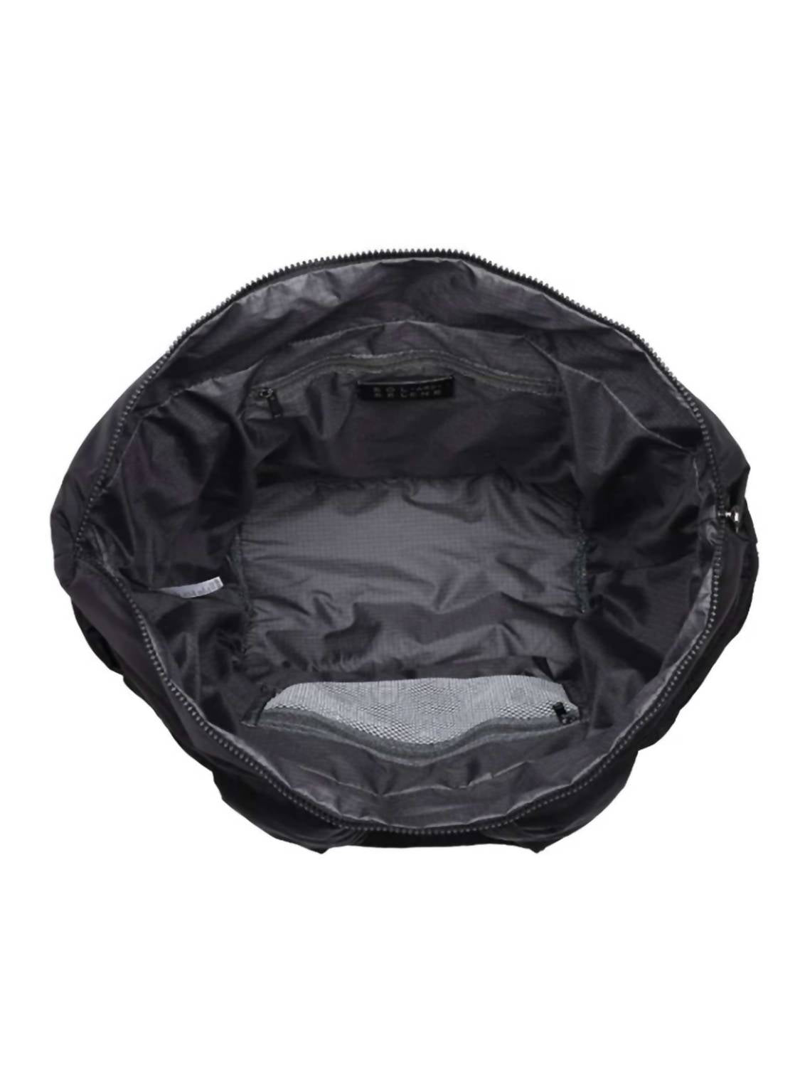 SOL and SELENE Women's Intuition East West Woven Nylon Tote in black - women's bag - alternate view