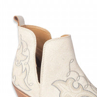 Myra - Women's Embroidered Leather Booties