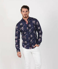 Eight X - Urban Floral Print Button Down Shirt