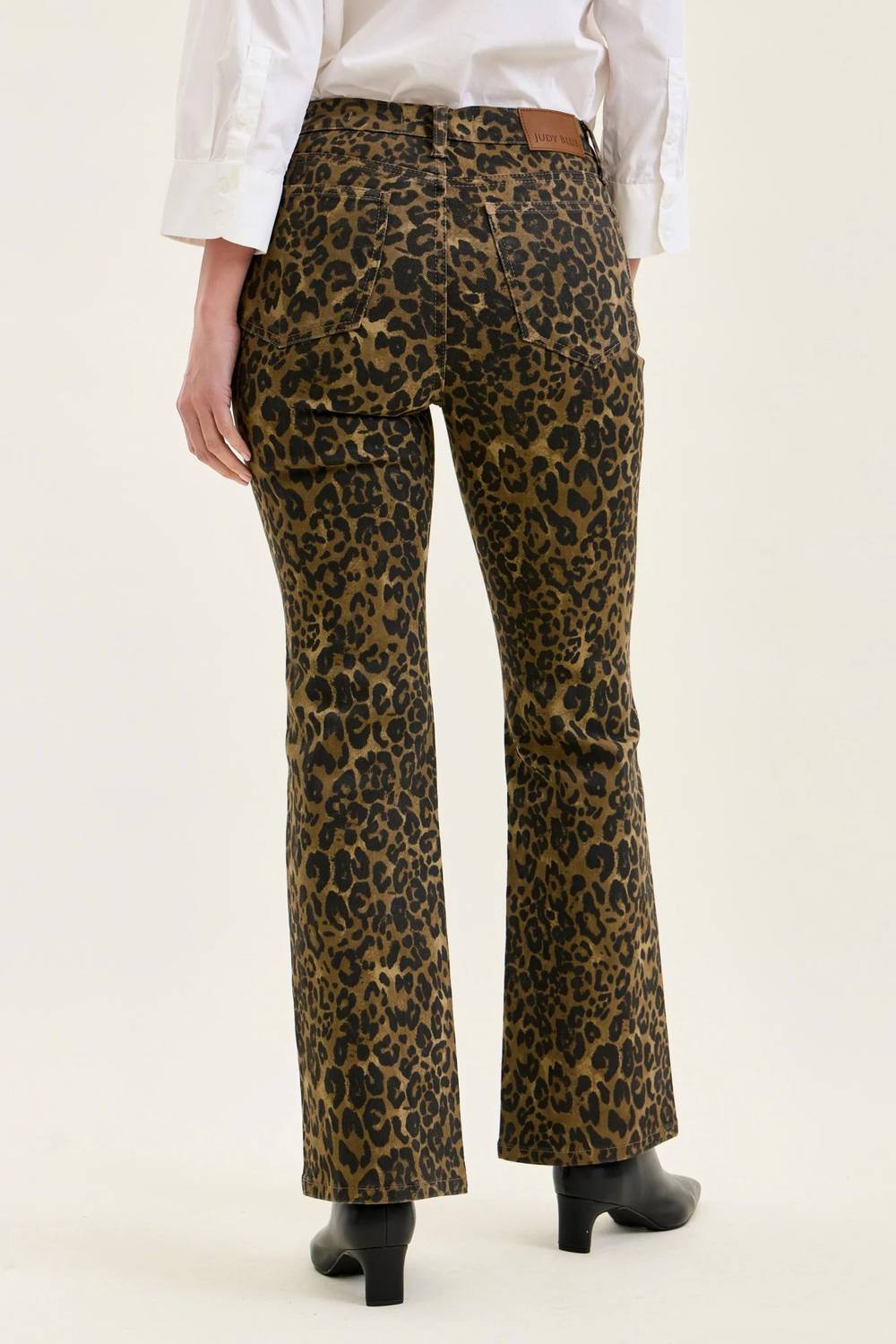 Judy Blue - High Waist Bootcut Print Jeans