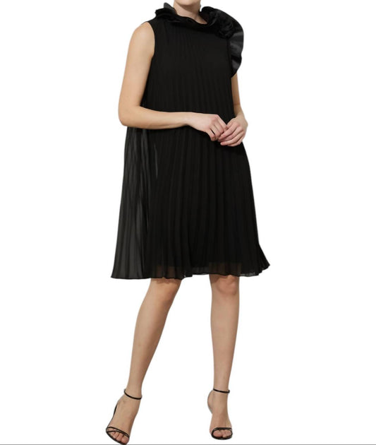 Joseph Ribkoff - Pleated A-Line Dress