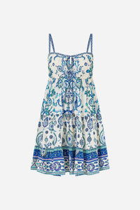 Camilla - Gathered Bust Tiered Mini Dress
