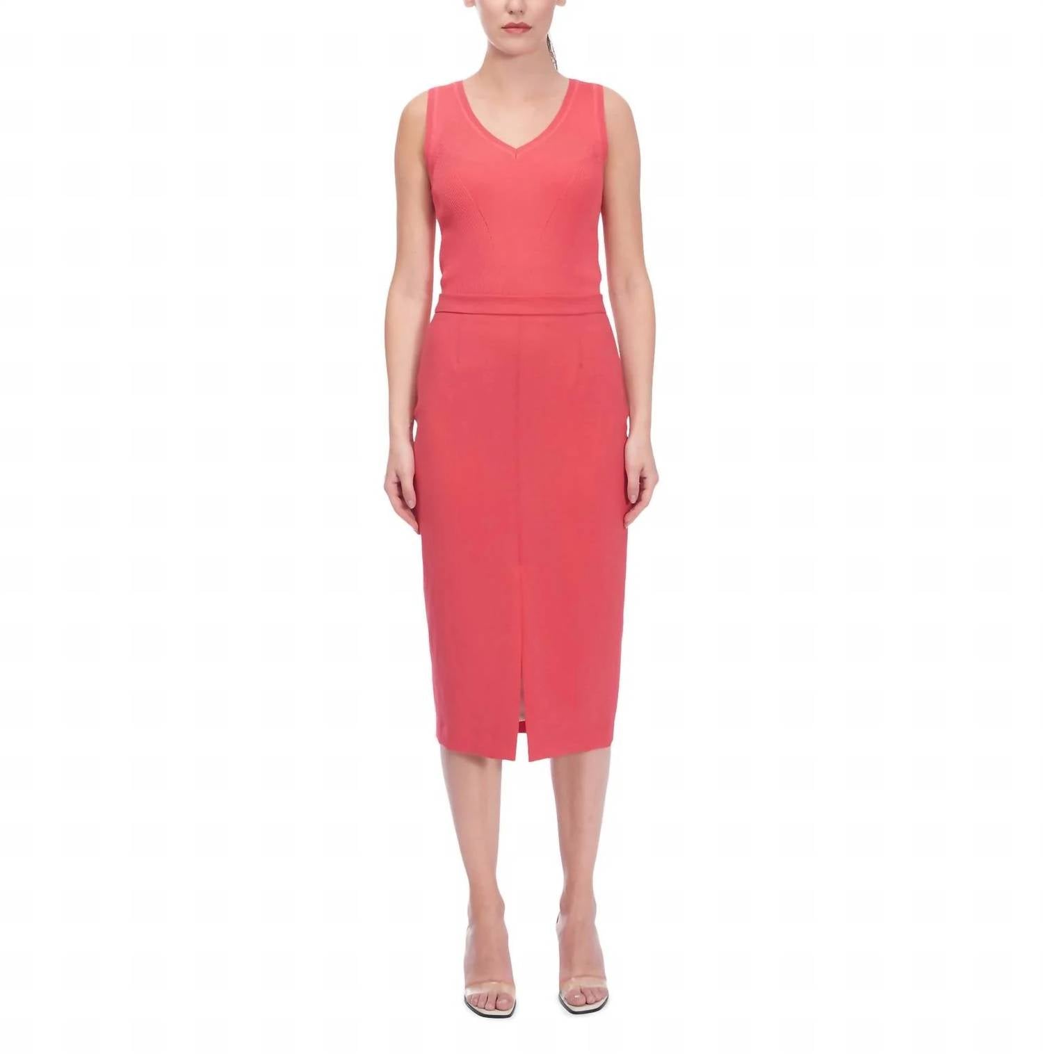 Stretch Crepe Skirt