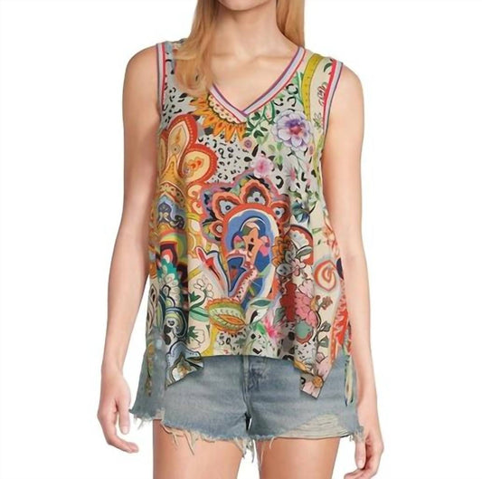 Johnny Was - JANIE FAVORITE FAVORITE V-NECK TANK