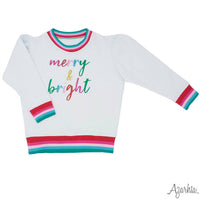 Azarhia - Girls Merry & Bright Sweatshirt