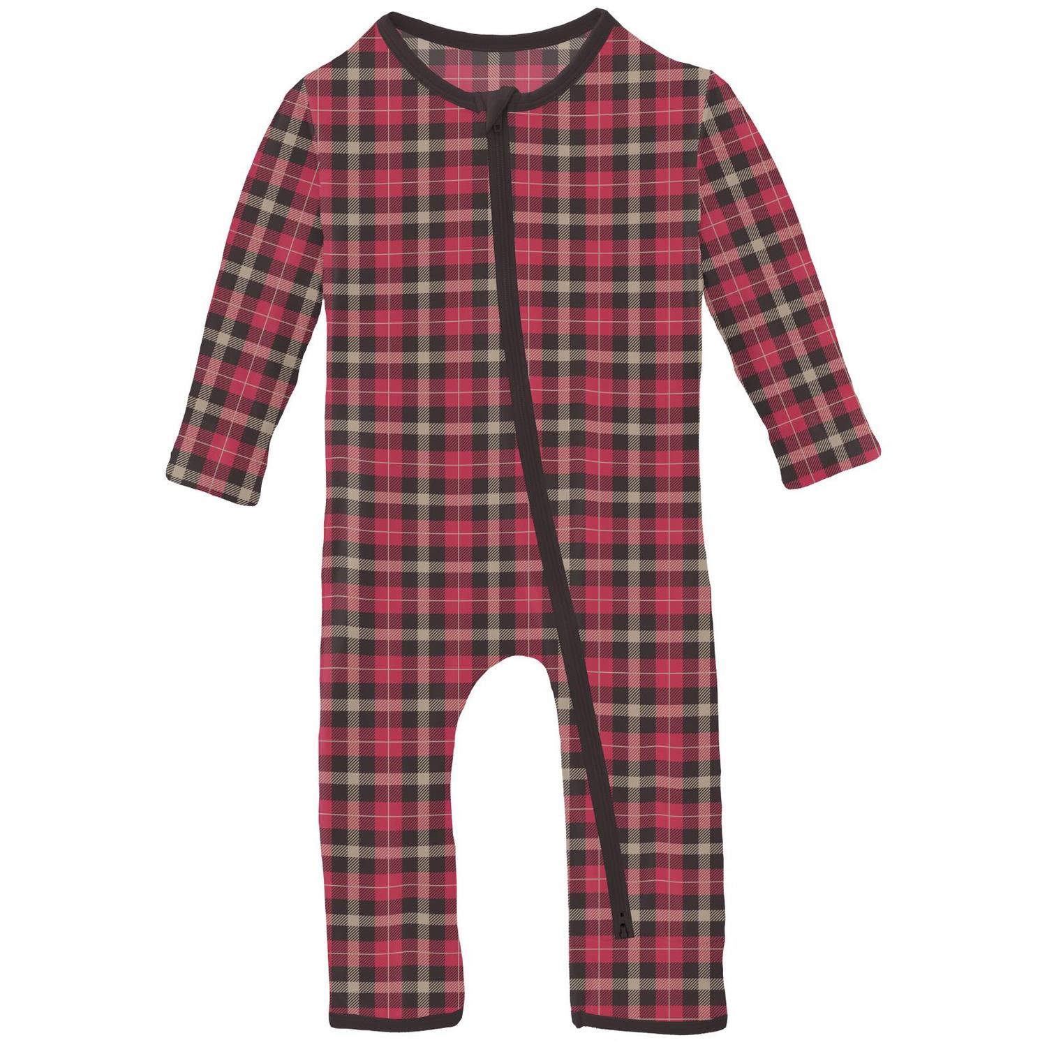 Kickee - Kids' Print Coverall with 2 Way Zipper