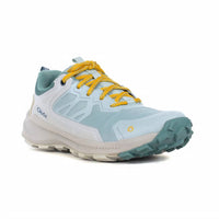 Oboz Women's Katabatic Low Trail Shoes in waterfall - women's shoe - detail view