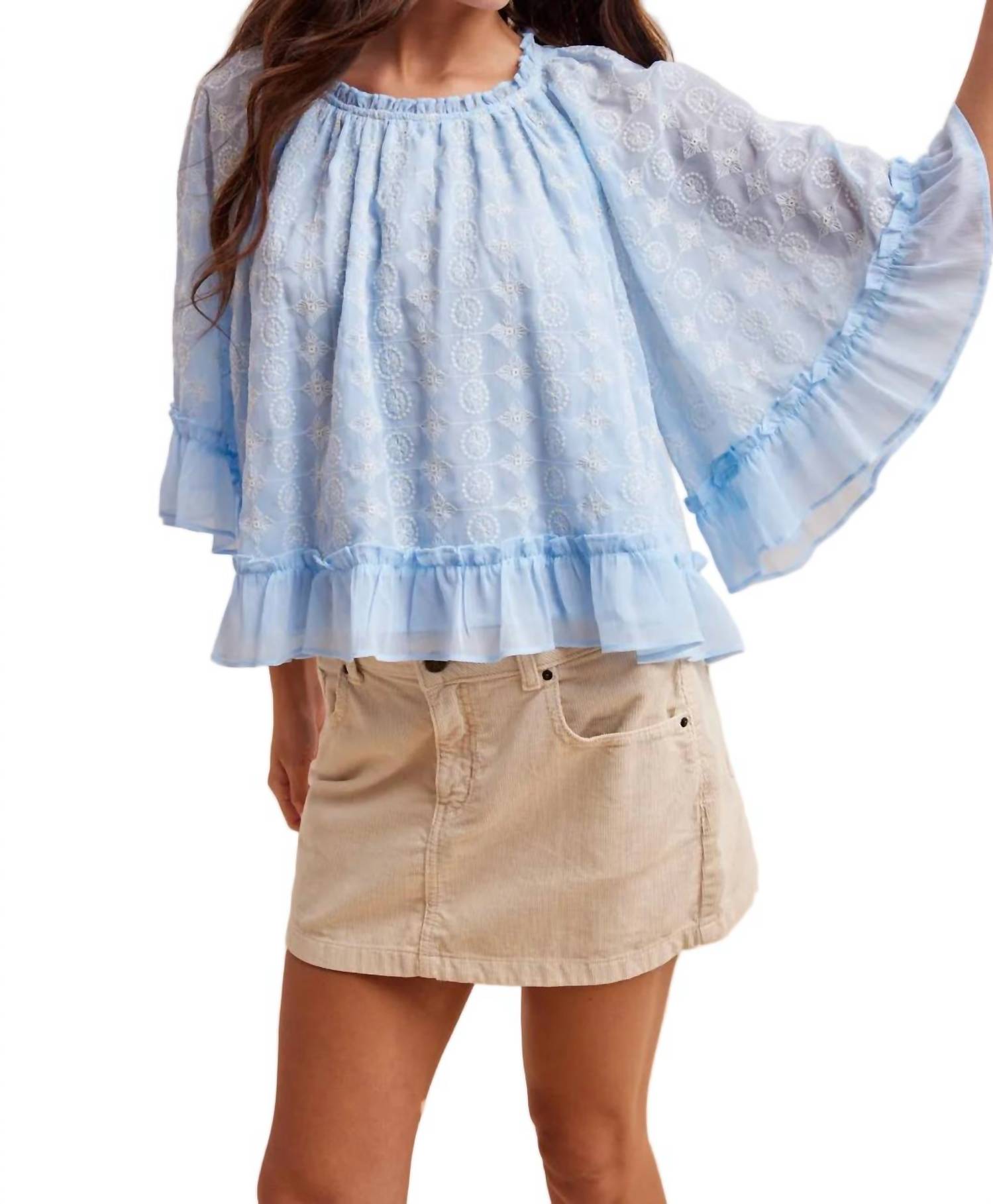 In-Loom - Embroidered Cape Top