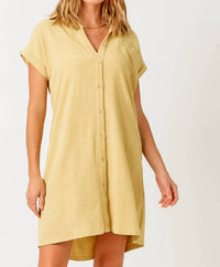 Mystree - Linen Blend Dress