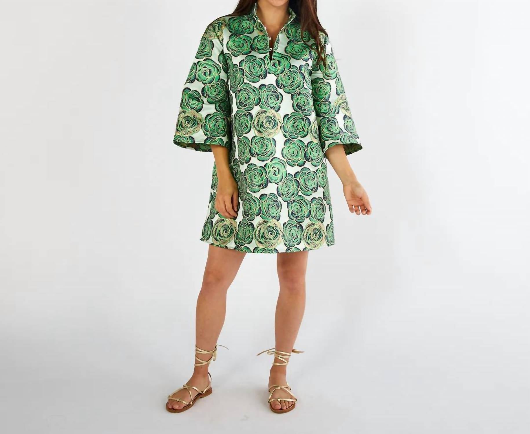 Caryn Lawn - Keri Jacquard Rose Dress