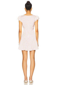 Loveshackfancy - Avine Polka Dot Mini Dress