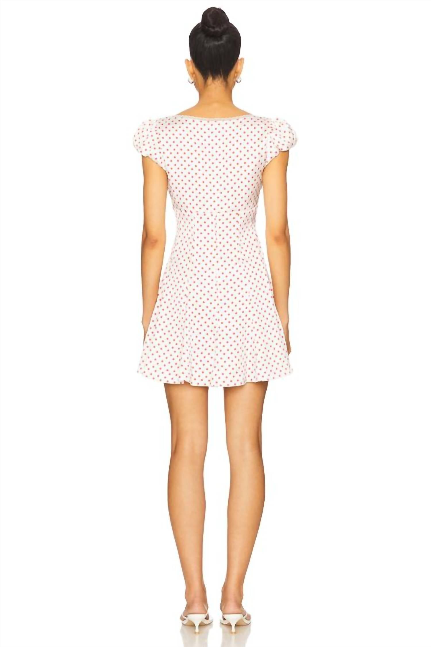 Loveshackfancy - Avine Polka Dot Mini Dress
