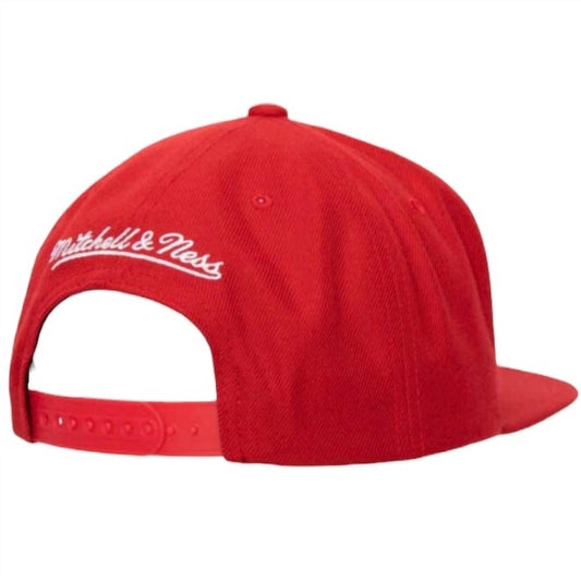 Mitchell & Ness - MEN'S NBA CHICAGO BULLS TEAM GROUND 2.0 SNAPBACK CAP