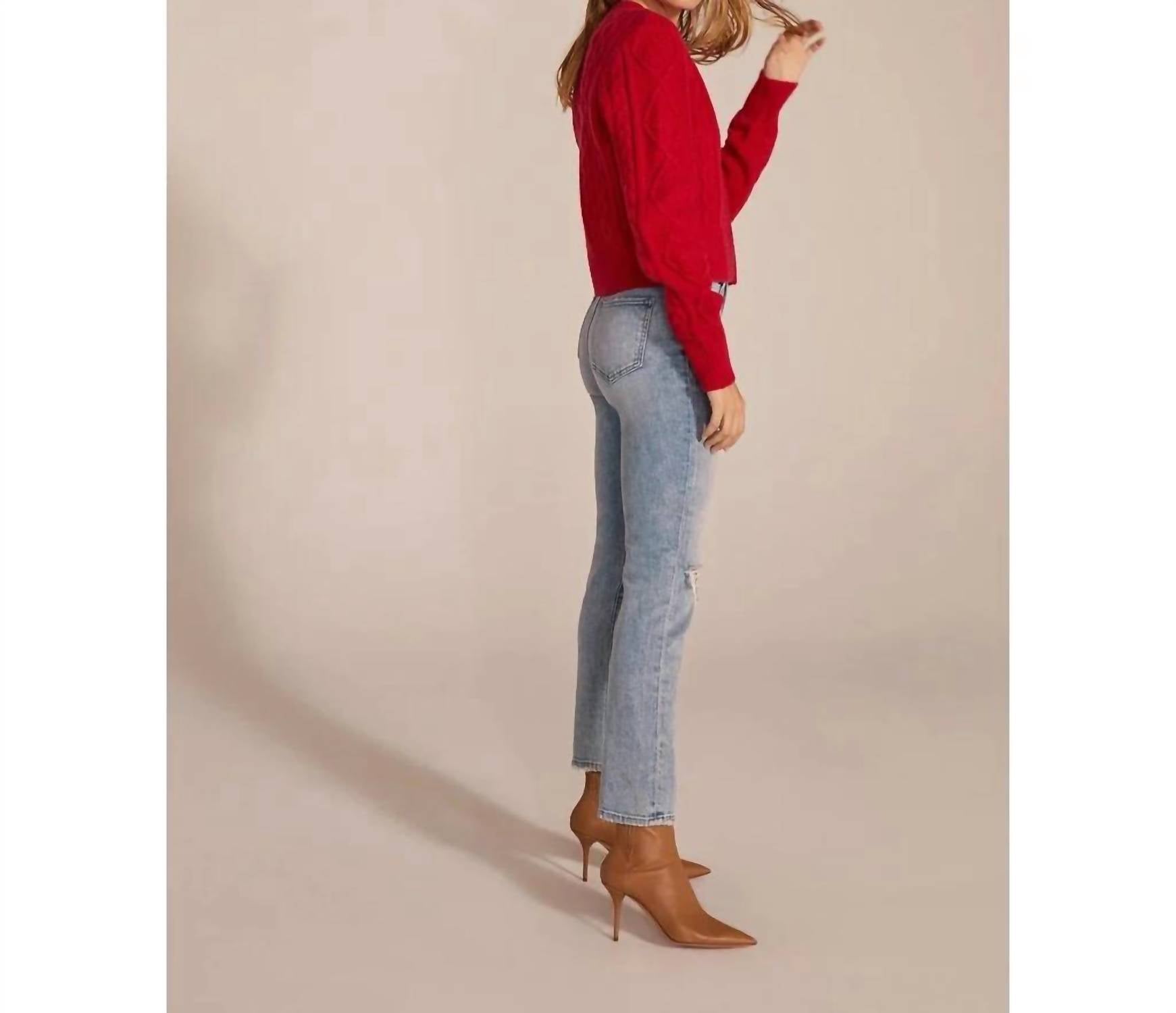 Favorite Daughter - Valentina Super High Rise Crop Jean