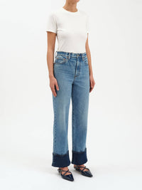 DAZE Eastside High Rise Loose Jeans in plunge 1 - women's jeans - alternate view