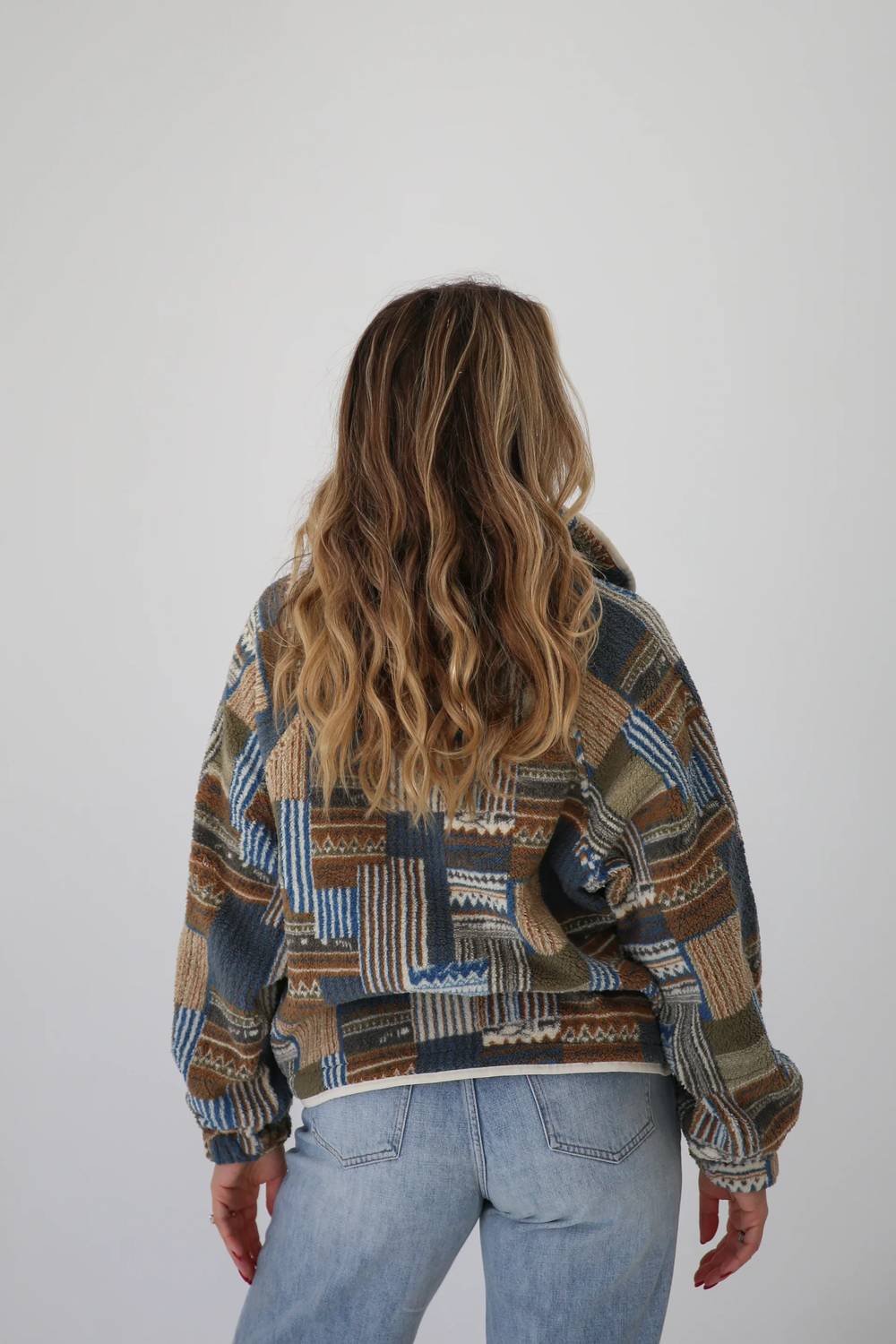 Buttermelon - Roman Patchwork Print Sweatshirt