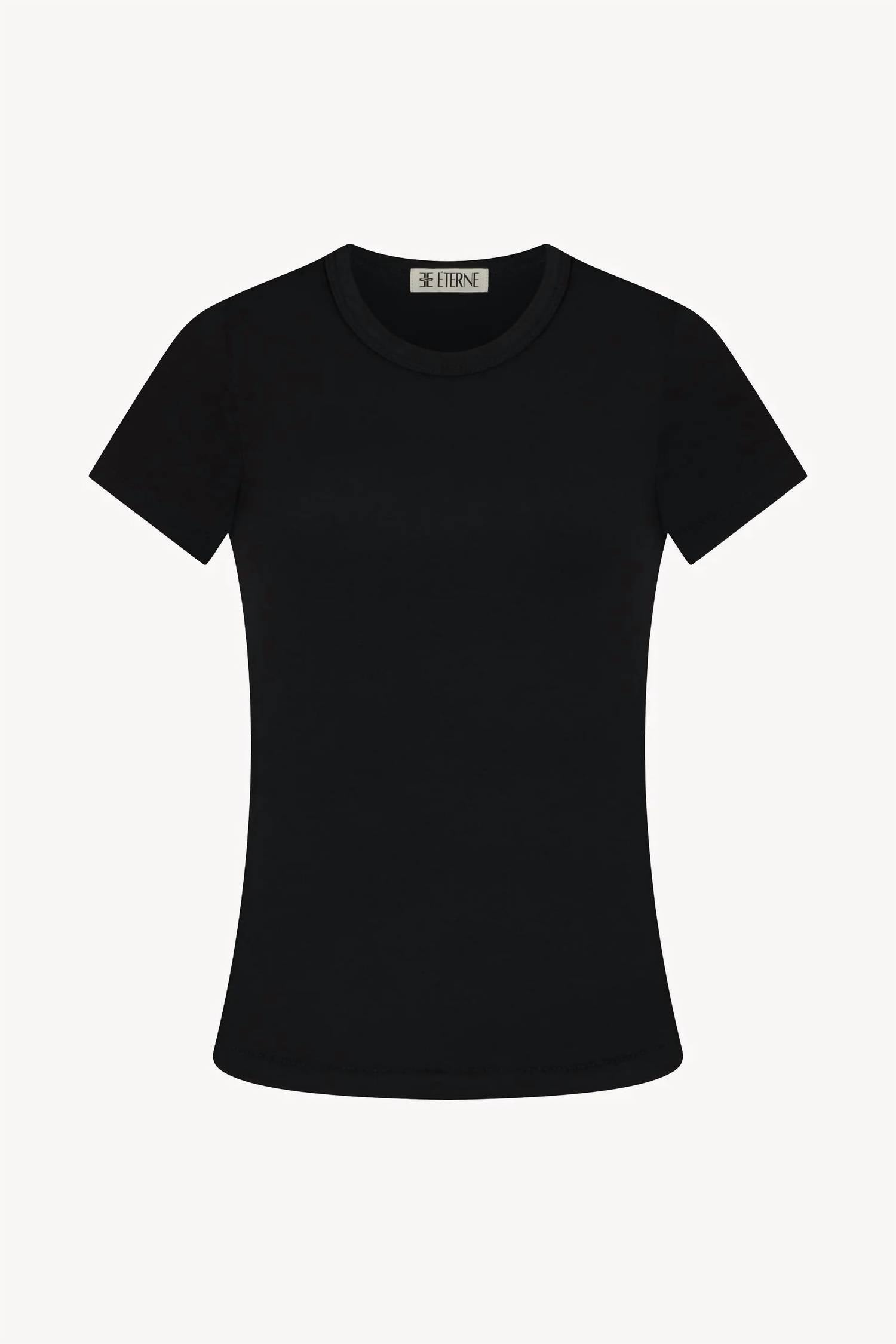 Eterne - Fitted Crewneck Short Sleeve T-shirt