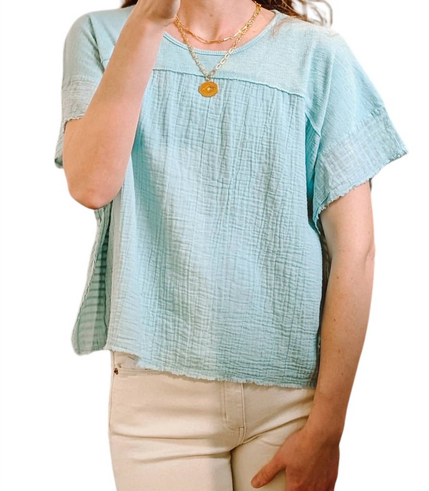Hello Nite - Shay Gauze Top