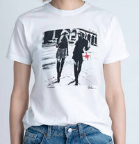 CPress Studio Tis The Season Mushie Tee in worn white - women's t-shirt - view 4