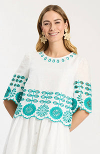 Tyler Boe - Women's Isla Embroidered Top