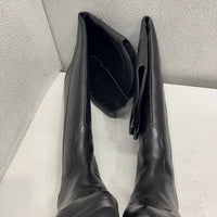 RAYE Women's Denisse Pointed Toe Knee High Boot in black - women's shoe - detail view