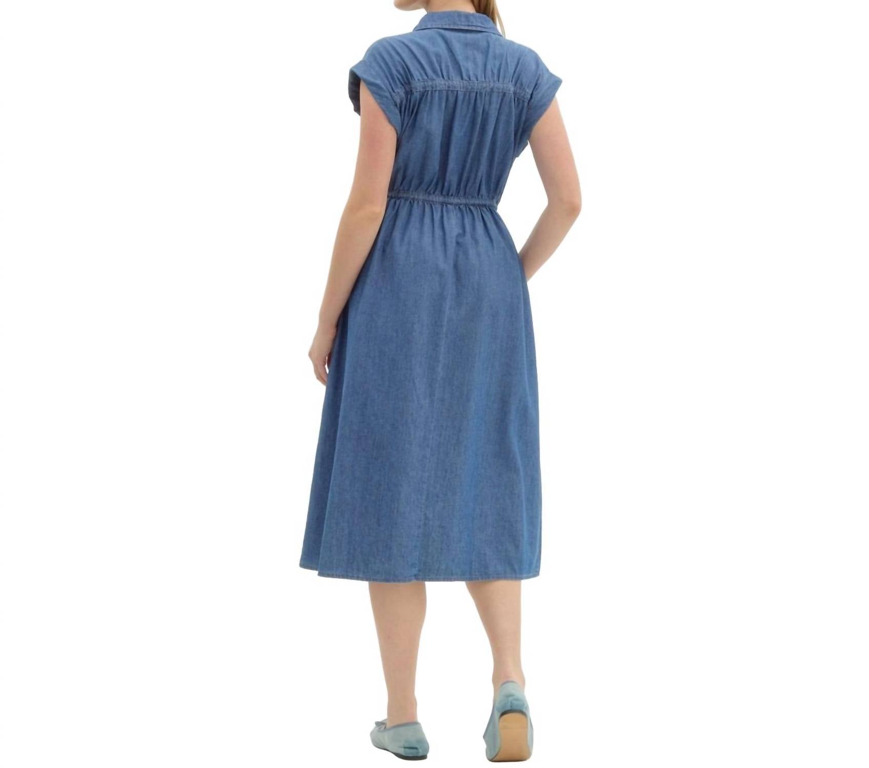 Entro - Denim Zipper Dress