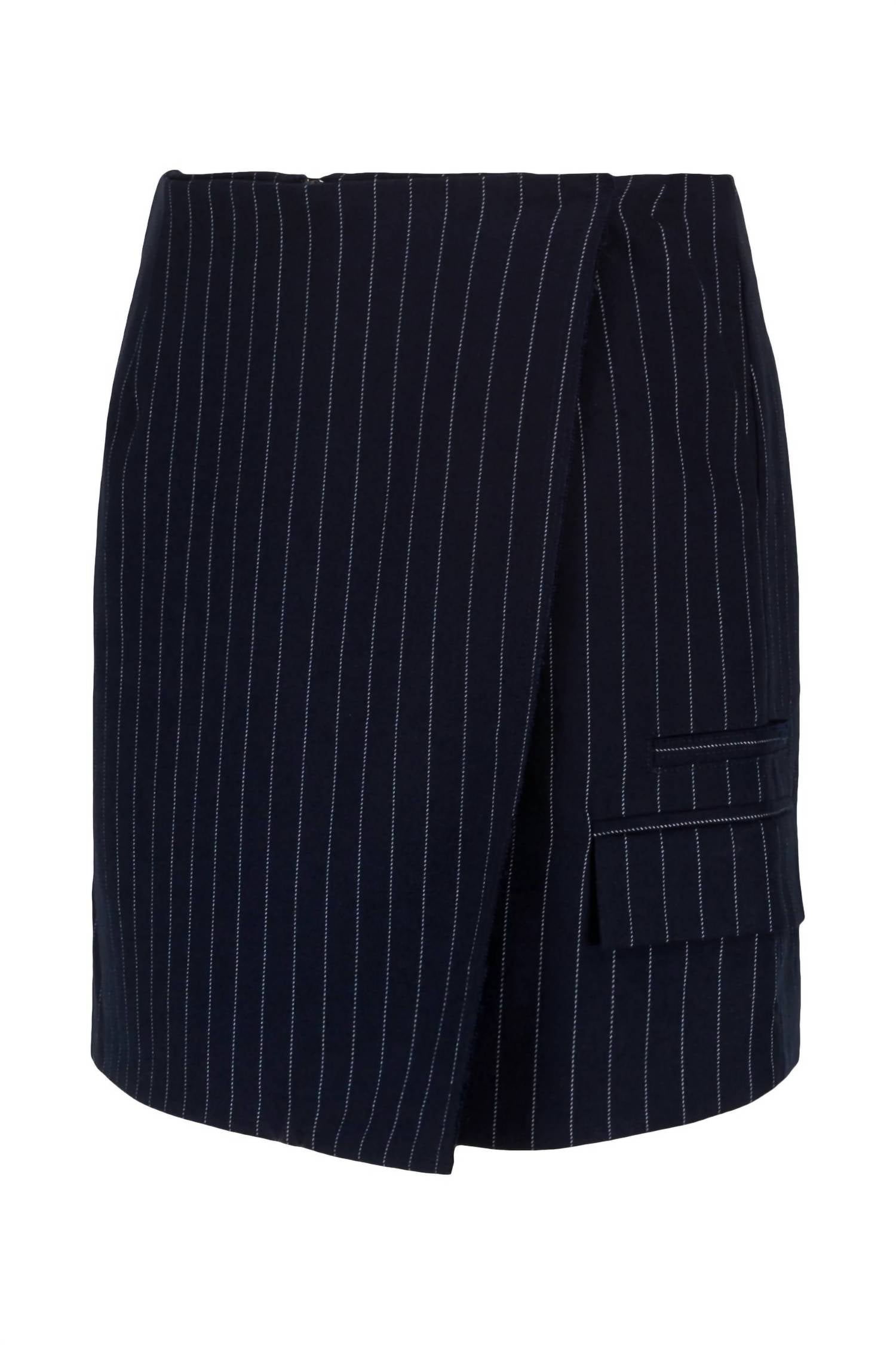 Saemdi - Pinstripe Skirt