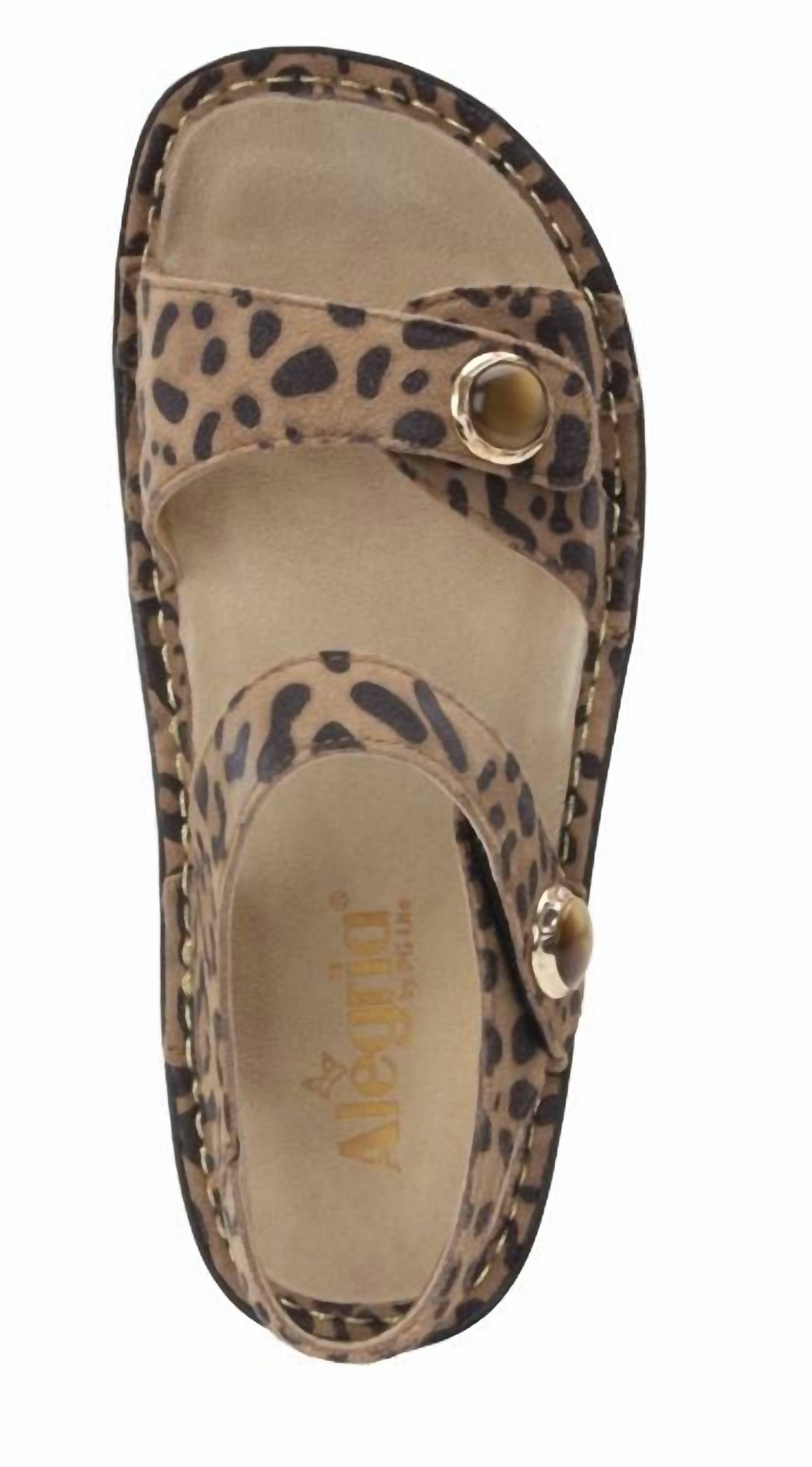 Alegria Women's Adjustable Strap Sandals in savage - women's sandal - detail view
