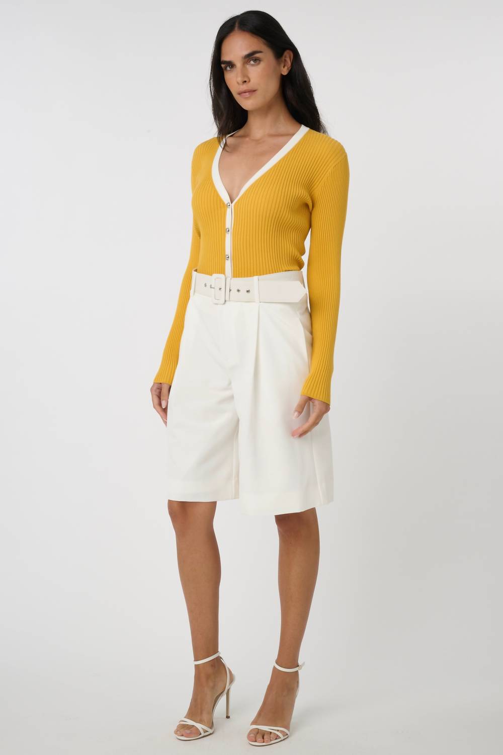Toccin - Nina Belted Culotte Pants