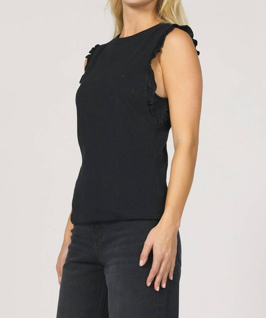 Dear John Denim - Bridgette Suede Ruffle Top